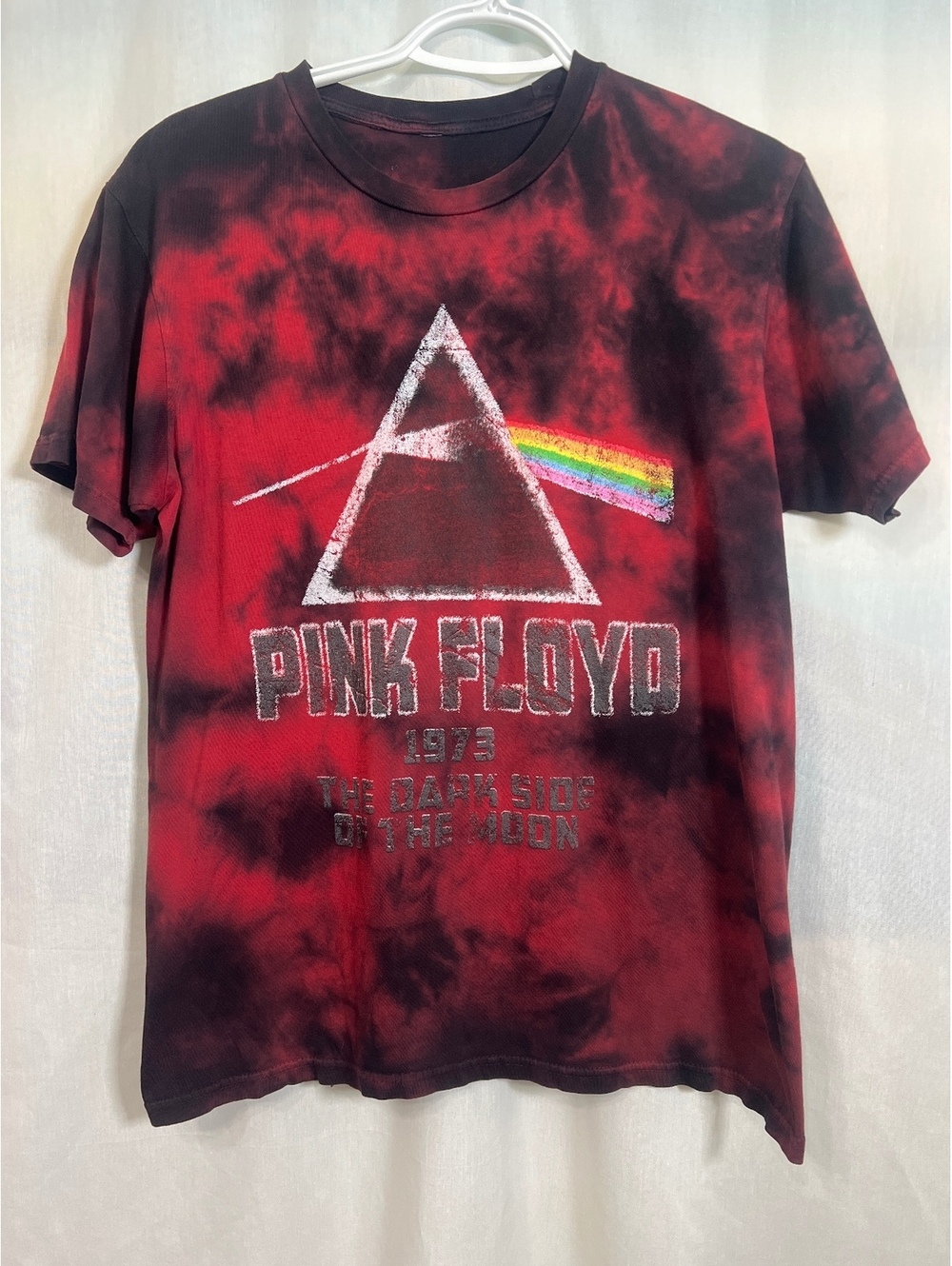 Pink Floyd The Dark Side of the Moon 1973 Graphic T-Shirt Women's Medium